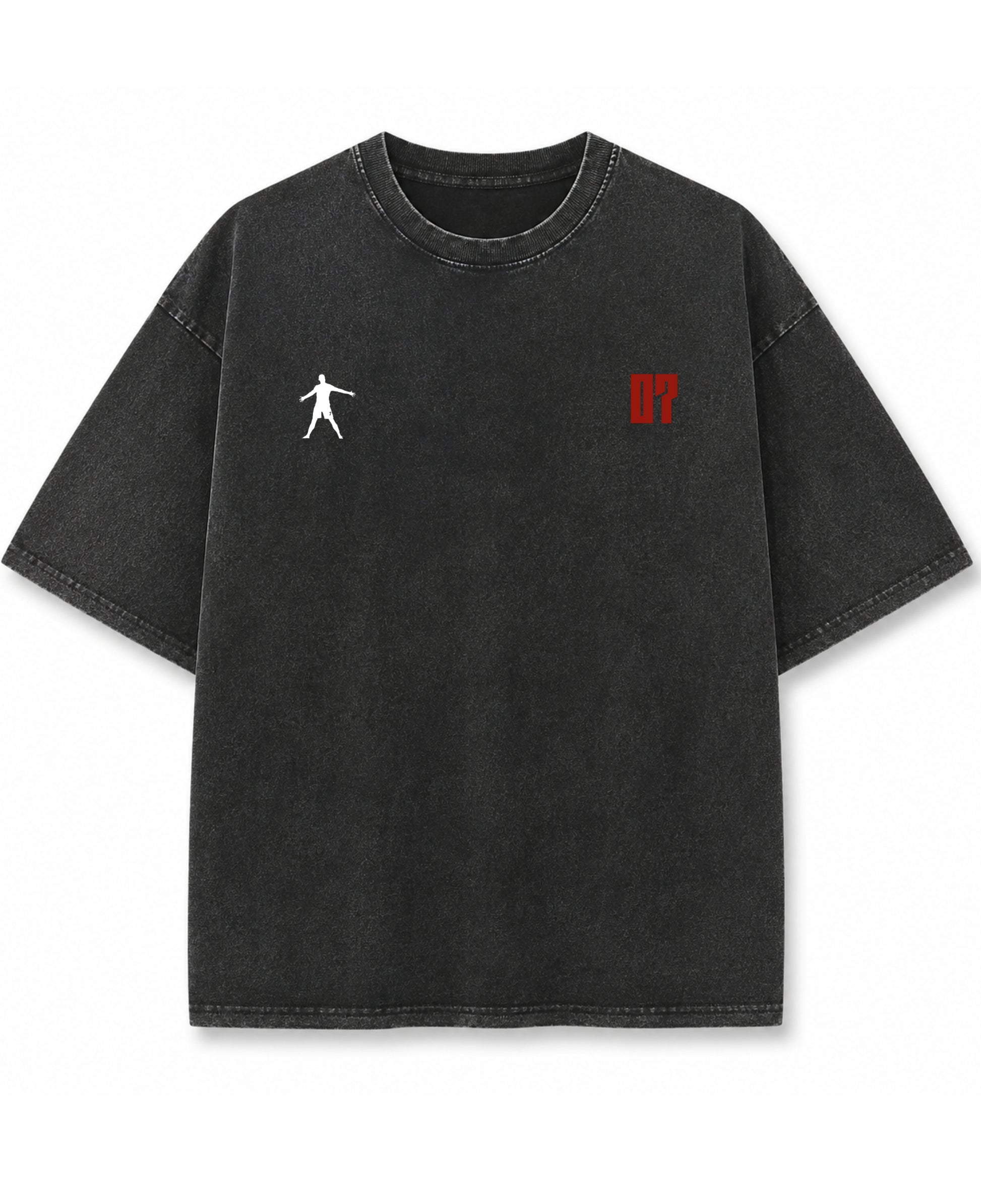 Vintage Fade Wash Oversized T-shirt Front Design