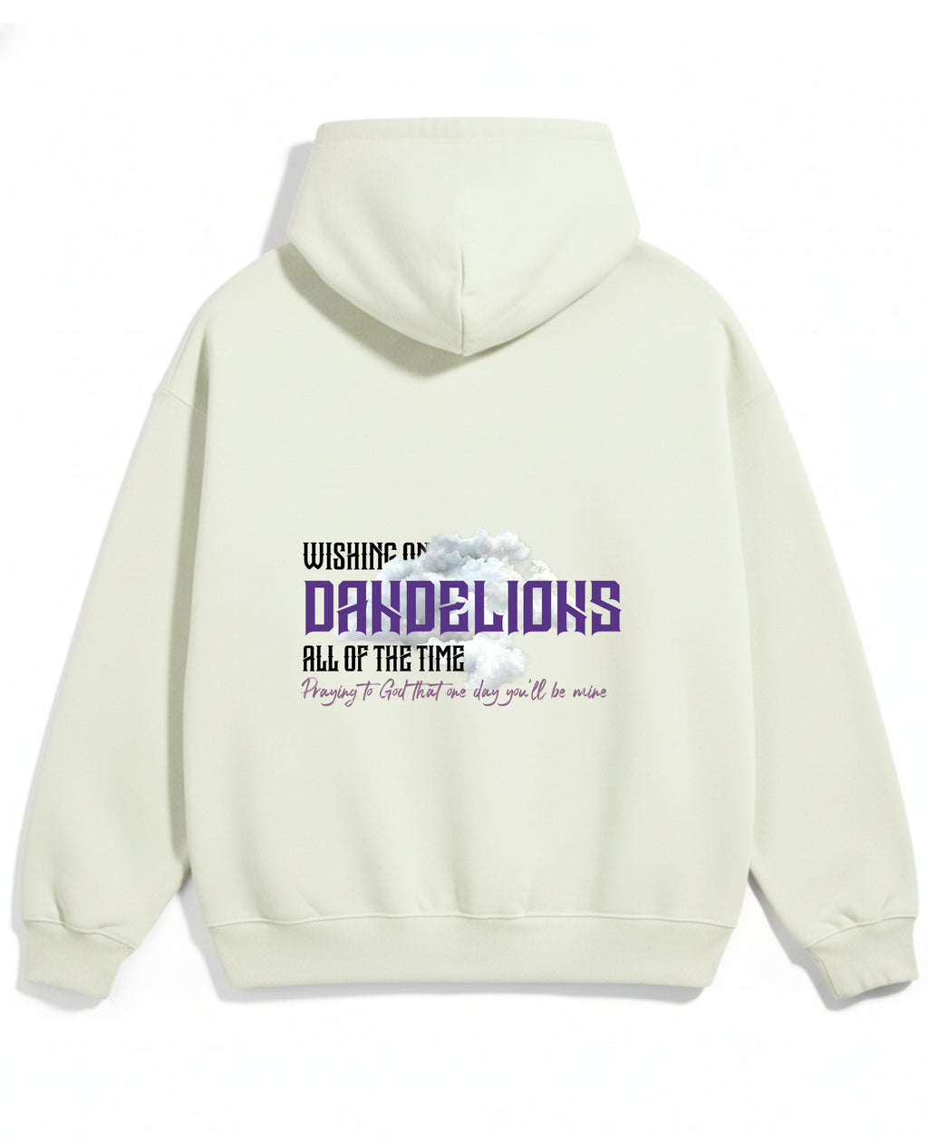 Off-White Oversized Hoodie Back Design
