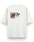 Off White Oversized T-shirt Back Design
