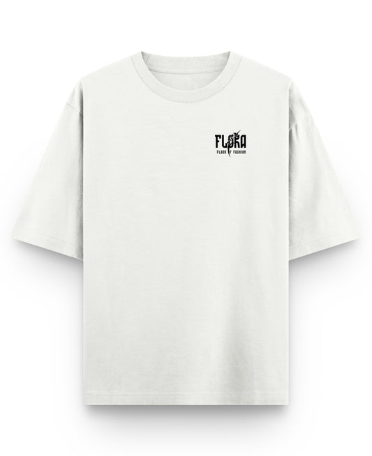 Off White Oversized T-shirt Front Design