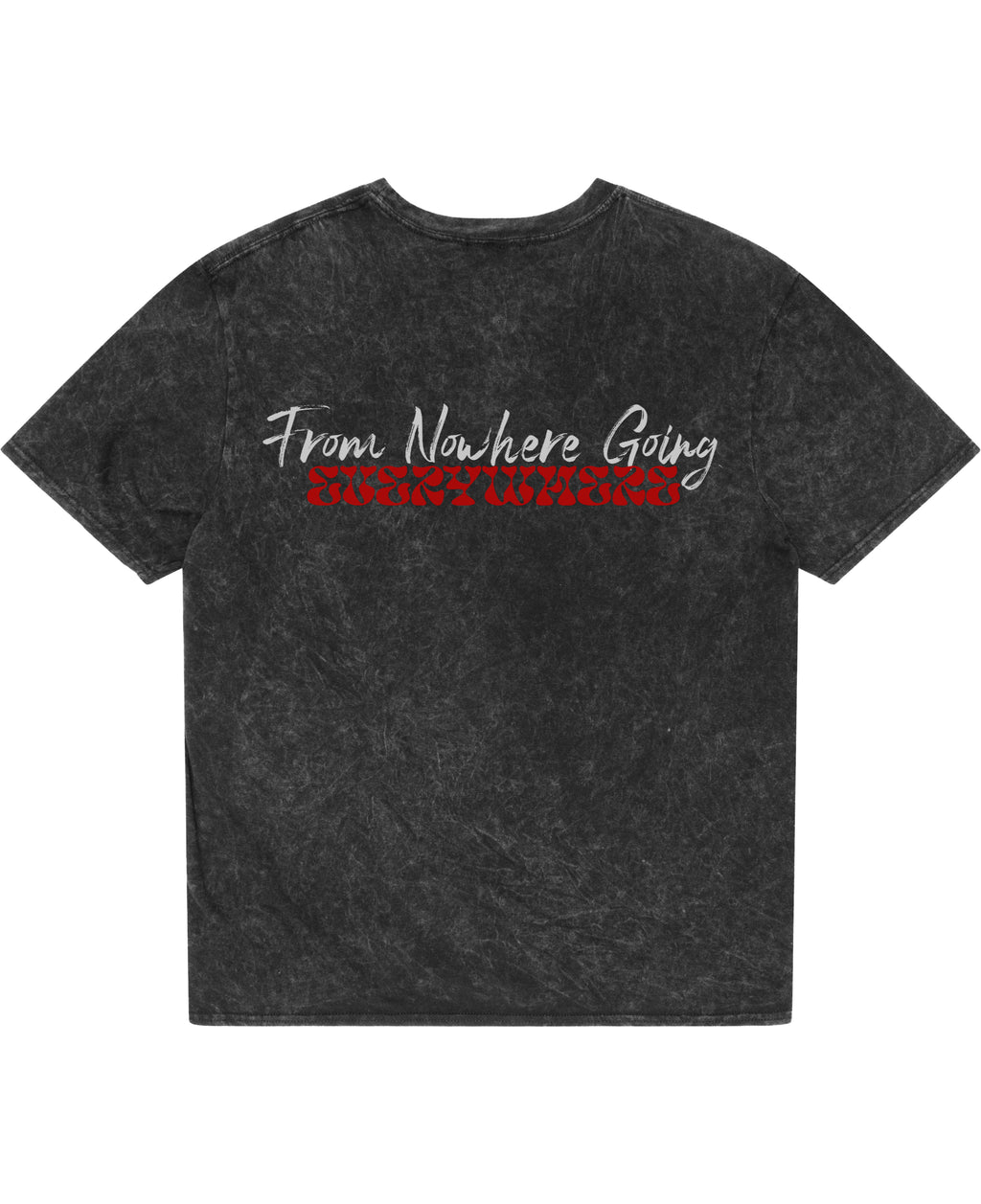 Acidwash Oversized T-shirt Back Design