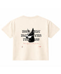 Off White Boxy Fit T-shirt Back Design