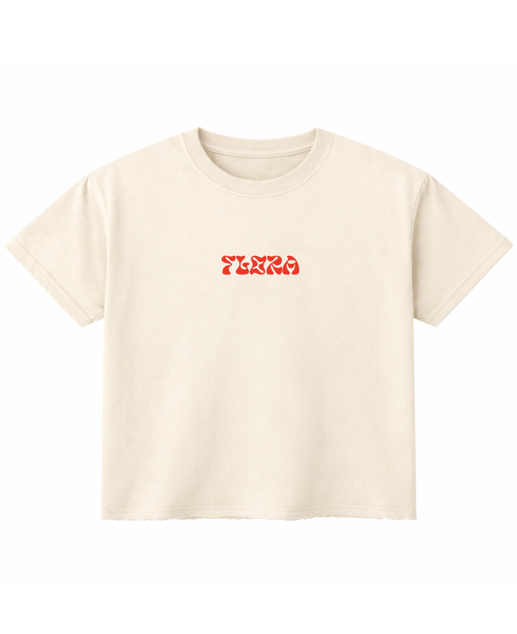 Off White Boxy Fit T-shirt Front Design