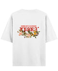 White Oversized T-shirt Back Design
