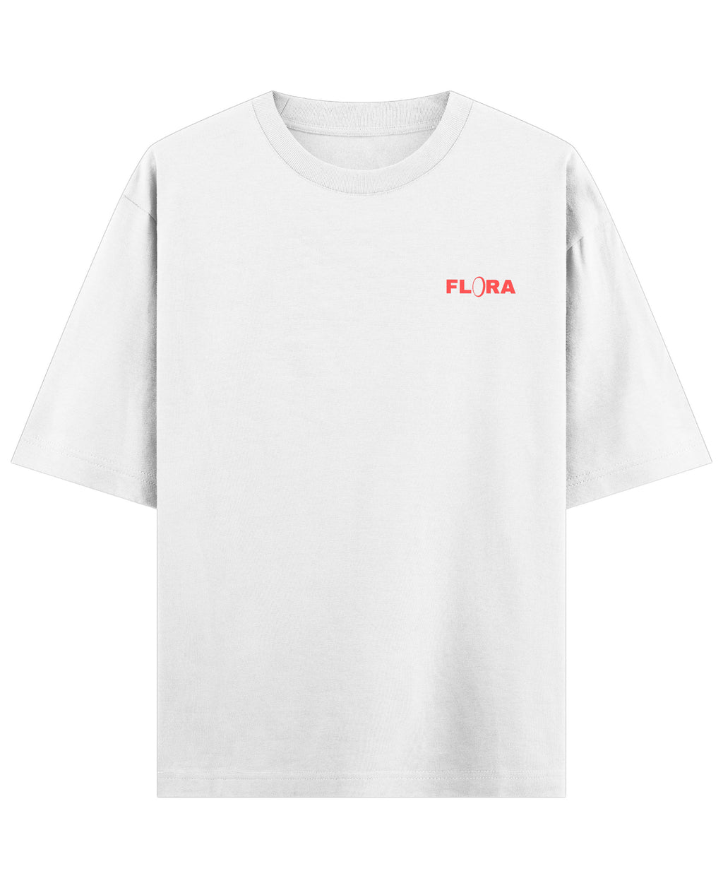 White Oversized T-shirt Front Design