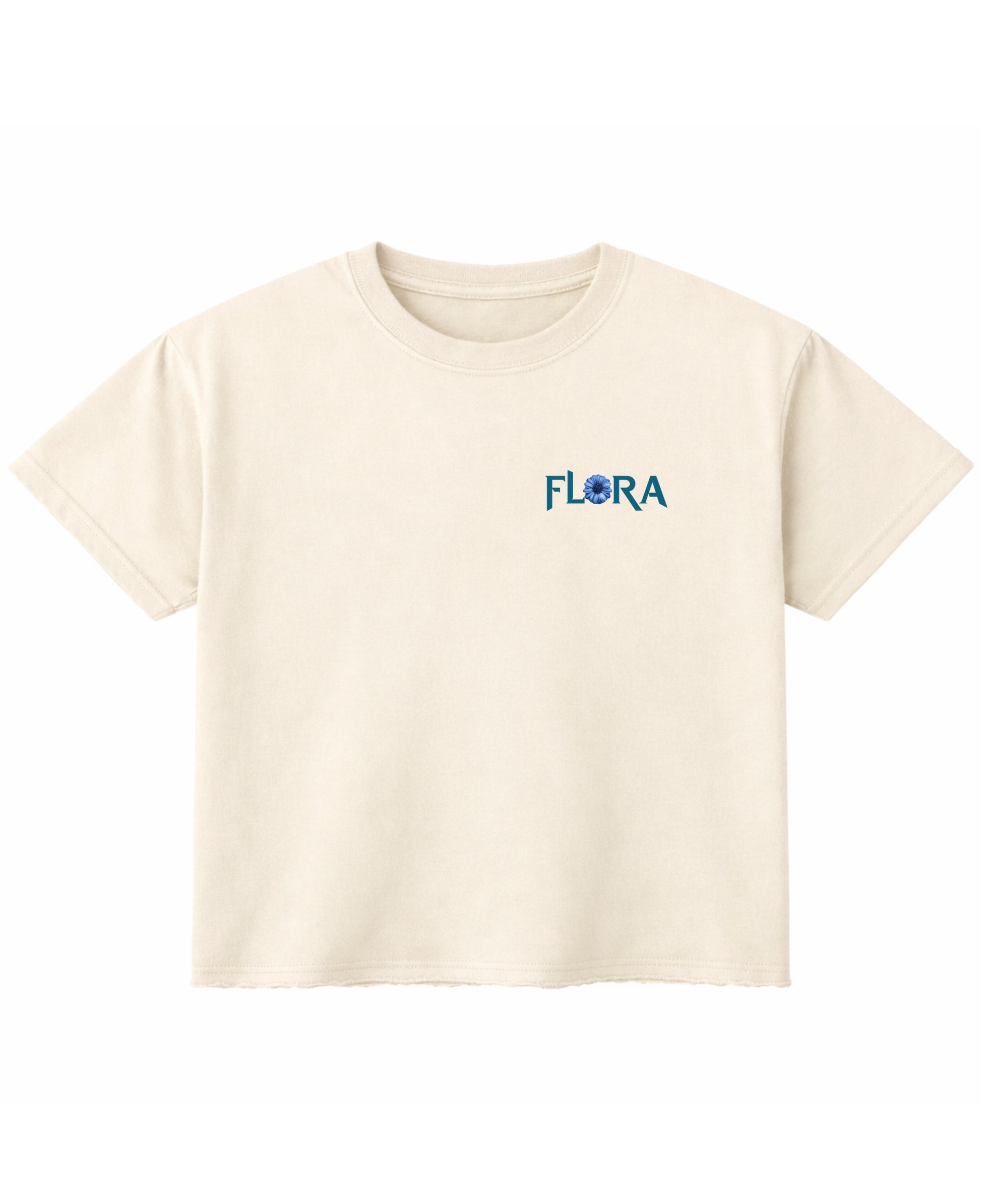 Off White Boxy Fit T-shirt Front Design