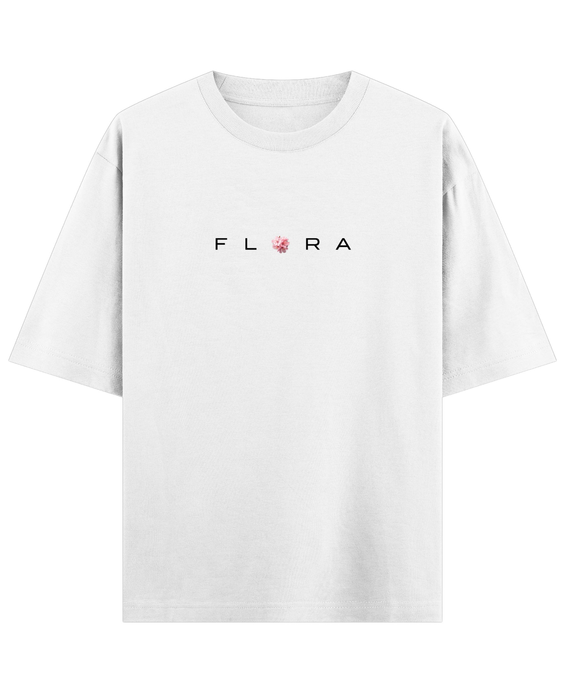 White Oversized T-shirt Front Design