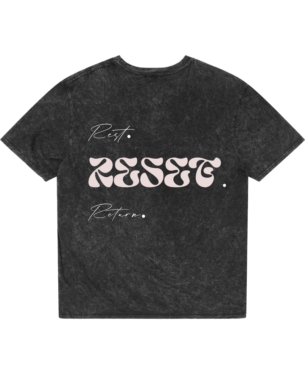 Acidwash Oversized T-shirt Back Design