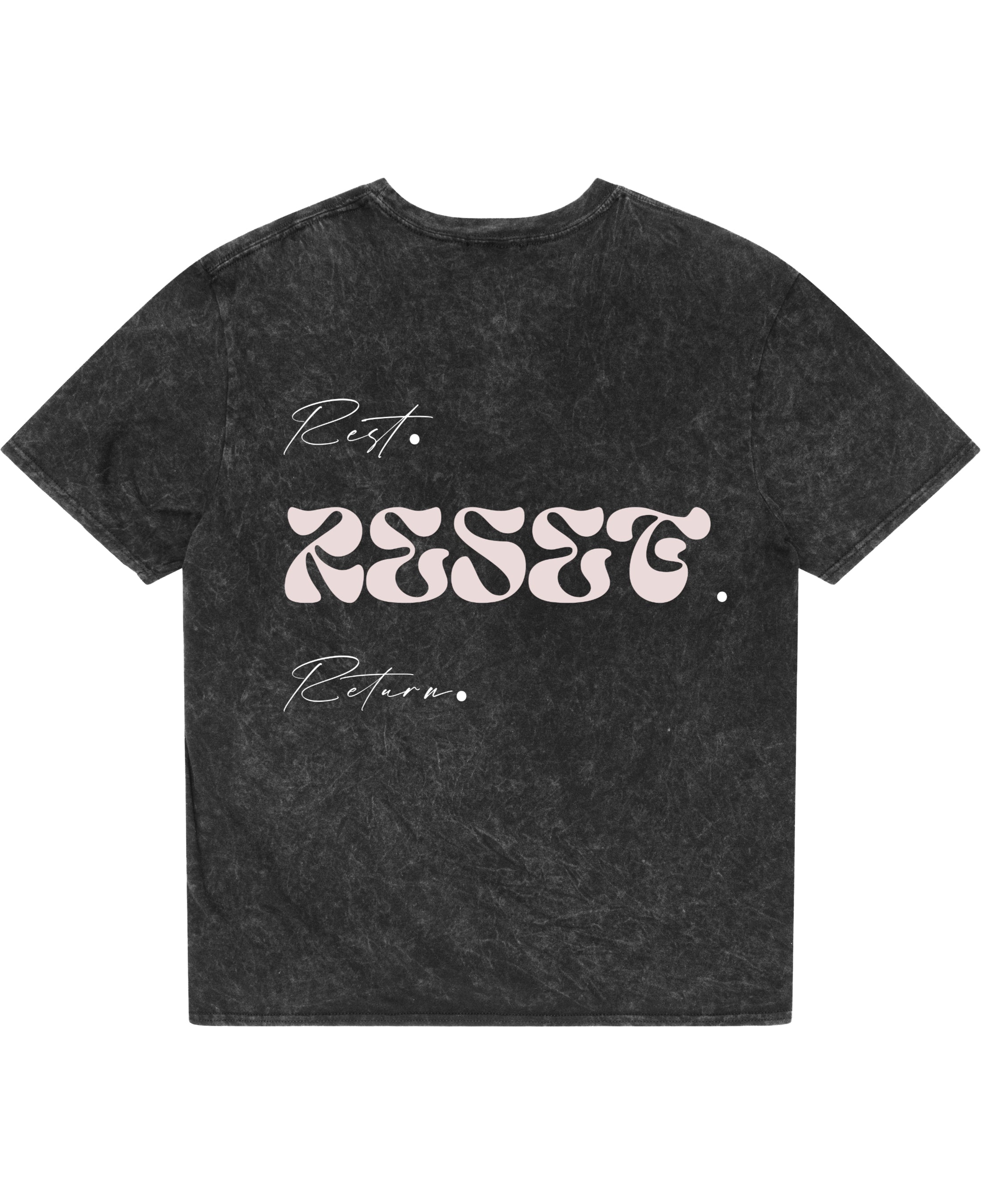 Acidwash Oversized T-shirt Back Design