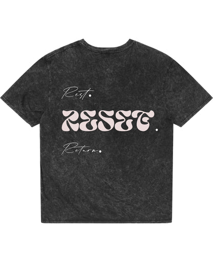 Acidwash Oversized T-shirt Back Design