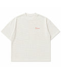 Off-white waffle boxy fit Front Design
