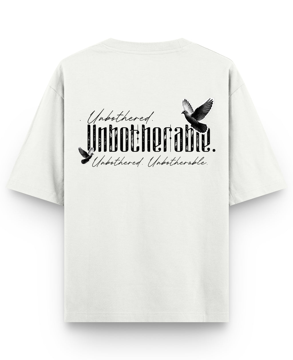Off White Oversized T-shirt Back Design