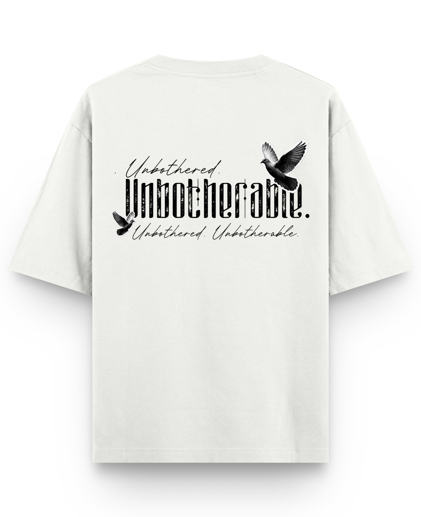 Off White Oversized T-shirt Back Design