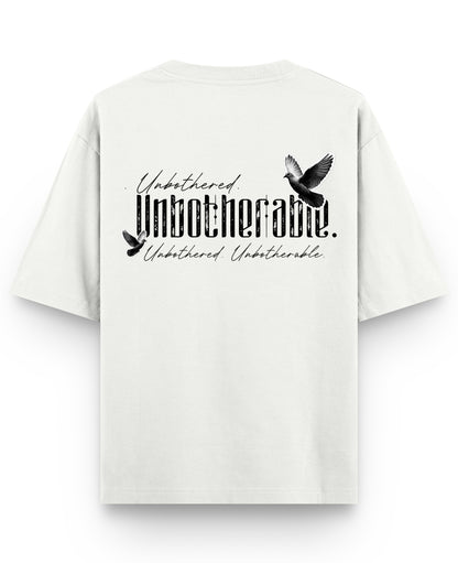 Off White Oversized T-shirt Back Design