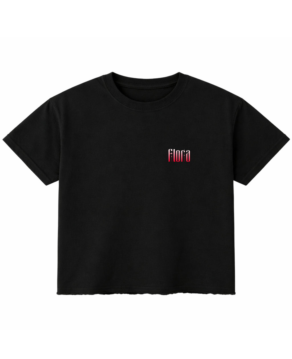 Black Boxy Fit T-shirt Front Design