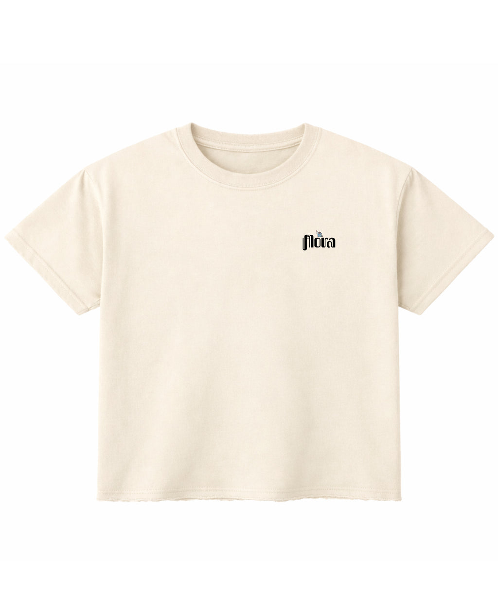 Off White Boxy Fit T-shirt Front Design