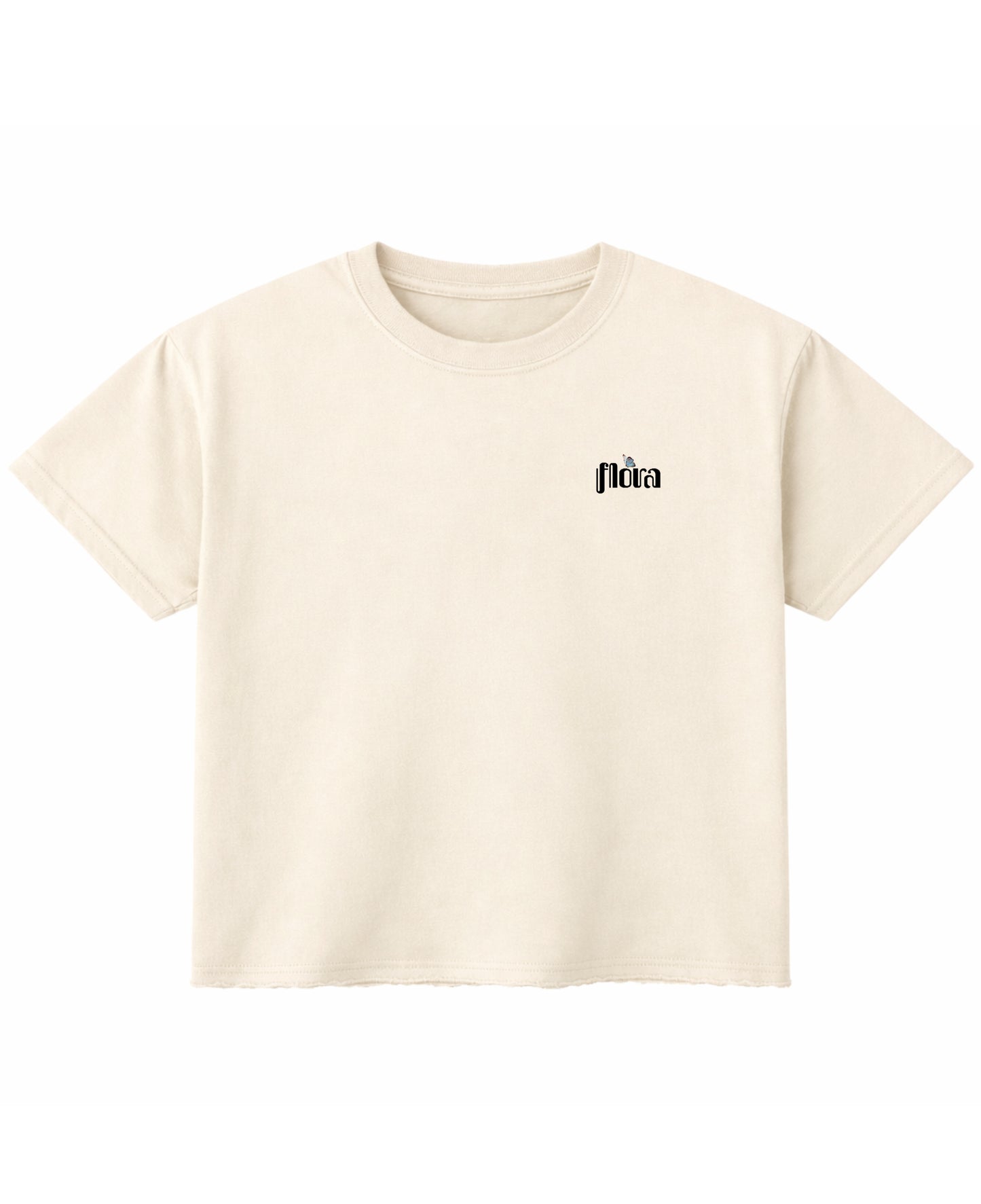 Off White Boxy Fit T-shirt Front Design