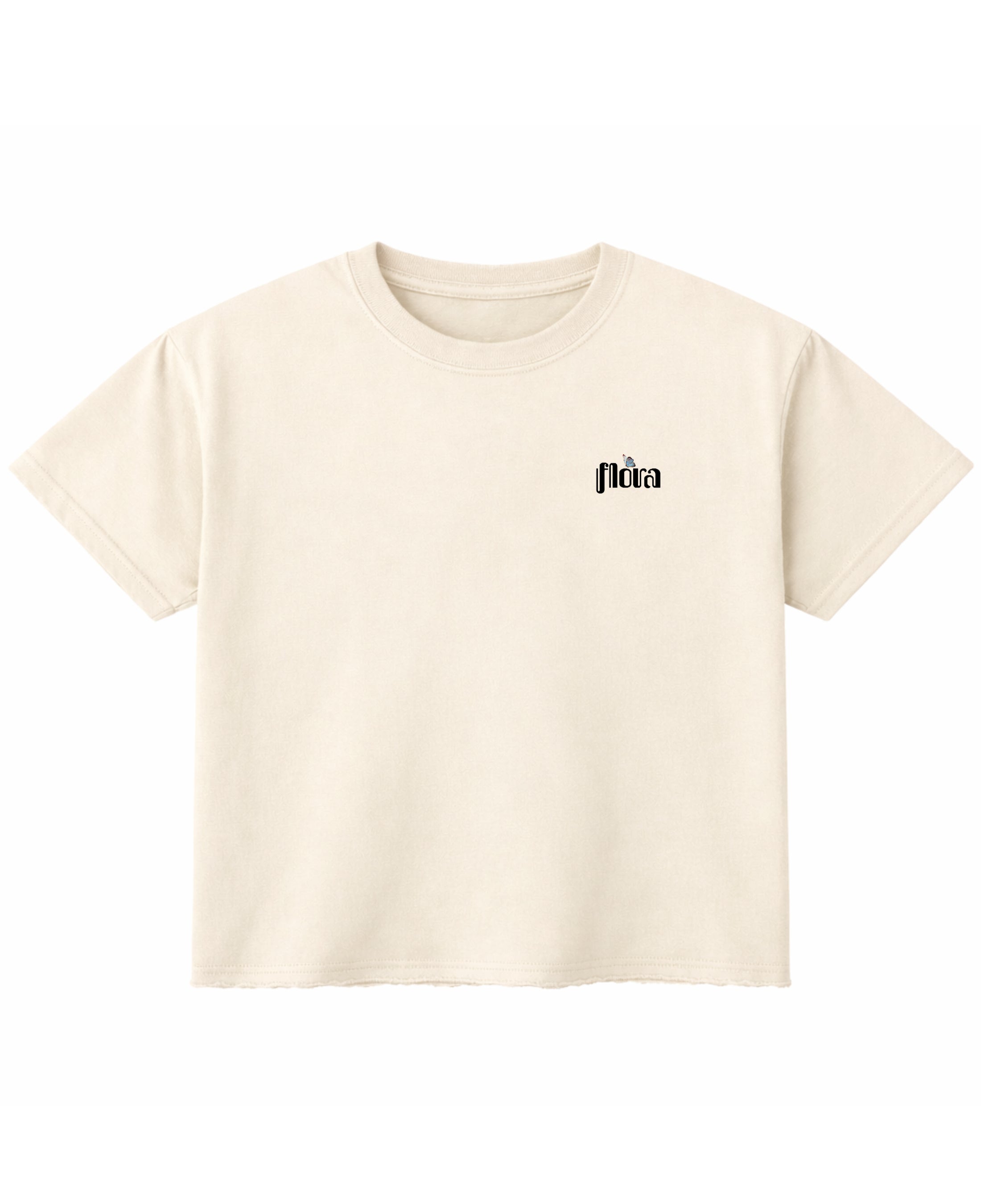 Off White Boxy Fit T-shirt Front Design