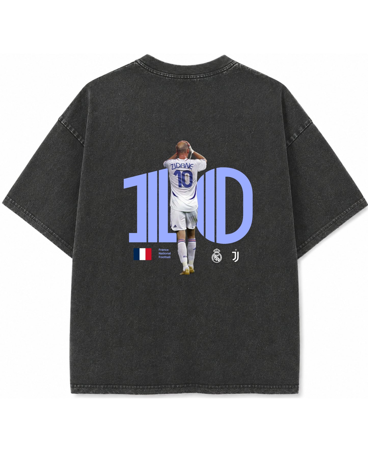 Vintage Fade Wash Oversized T-shirt Back Design