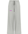 Grey Cotton Joggers Front Design